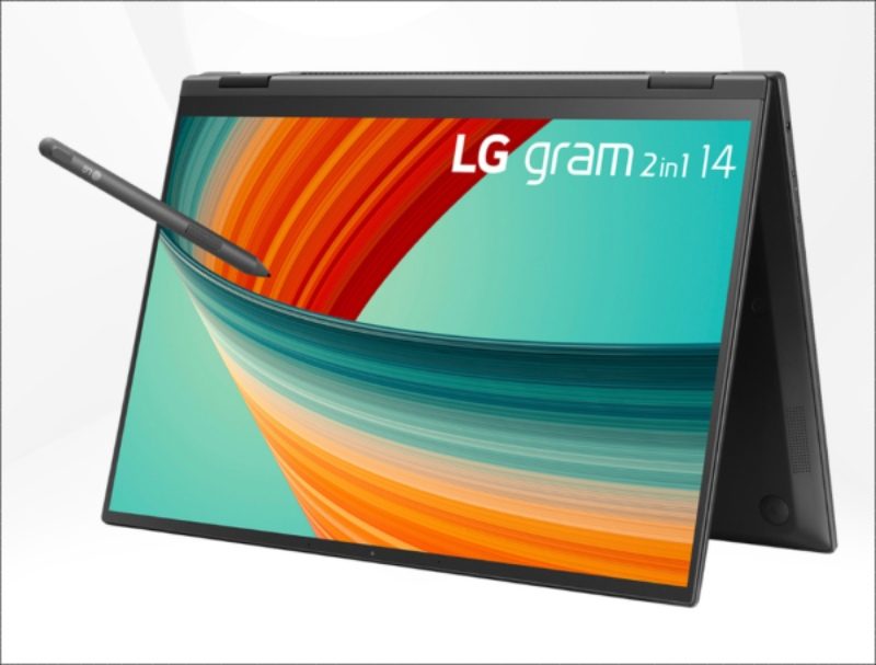 Màn hình LG Gram 2 in 1 có độ phân giải cao mang lại hình ảnh sắc nét
