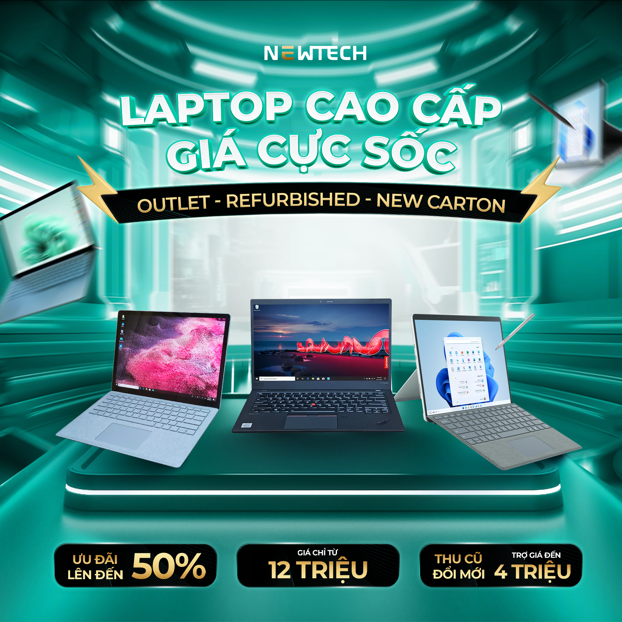 Tết Công Nghệ - Siêu Sale Laptop 32