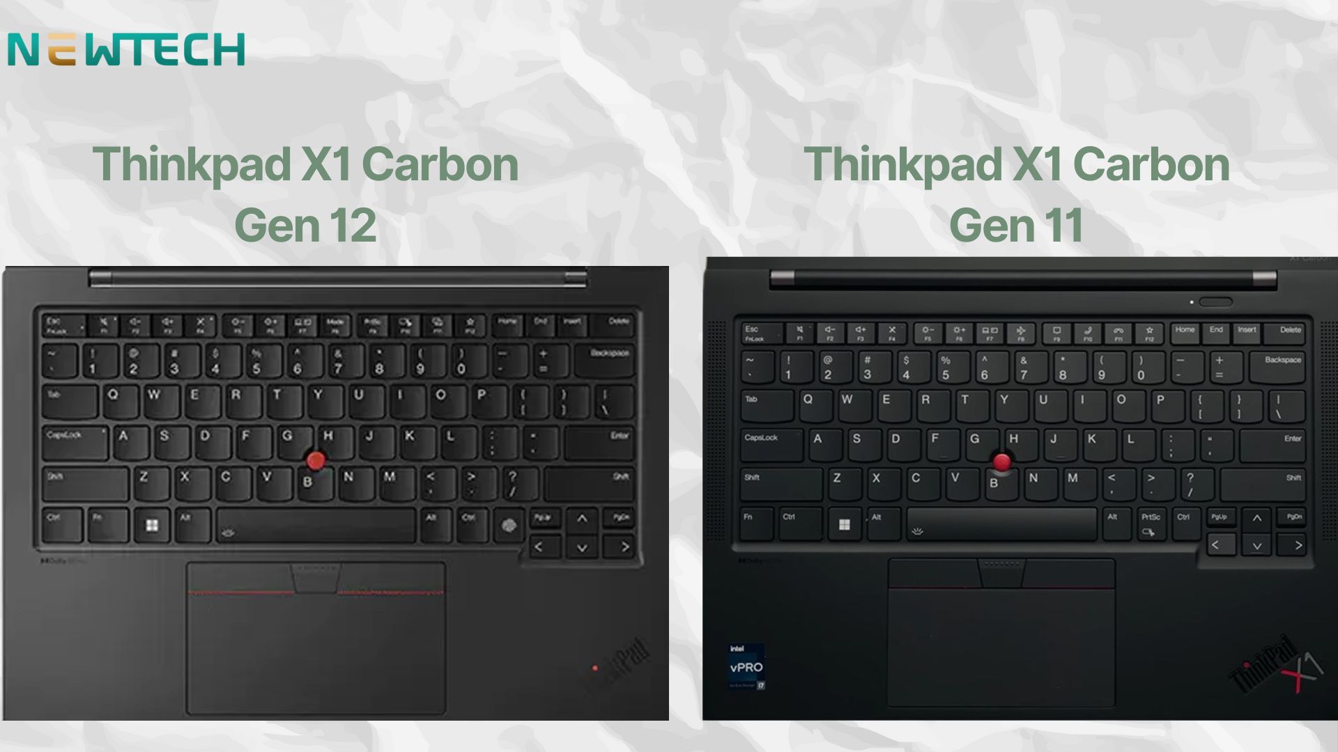 So sánh ThinkPad X1 Carbon Gen 12 và ThinkPad X1 Carbon Gen 11: Sự nâng cấp đáng giá hay chỉ là bước tiến nhỏ? 3 So sánh ThinkPad X1 Carbon Gen 12 và ThinkPad X1 Carbon Gen 11: Sự nâng cấp đáng giá hay chỉ là bước tiến nhỏ?