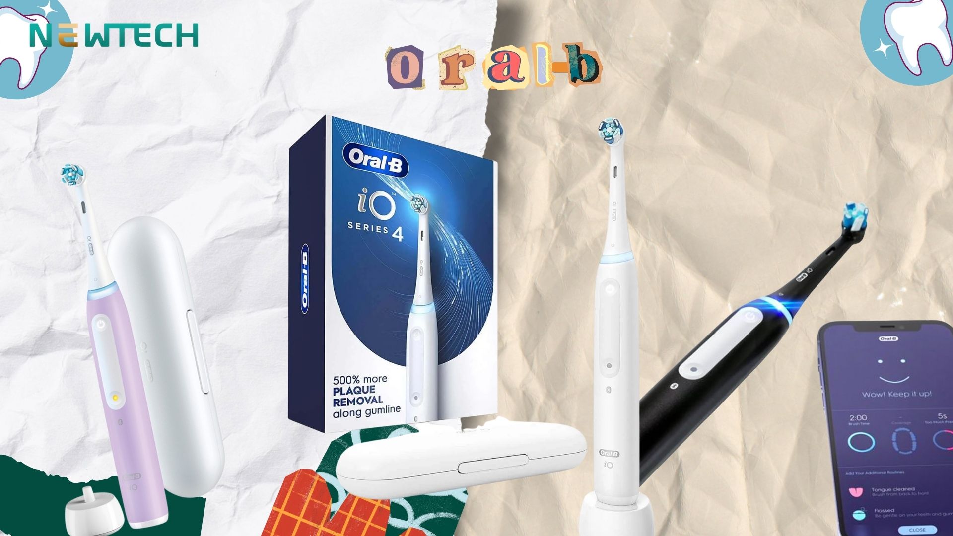 Bàn chải điện Oral-B iO Series 4 Chính Hãng