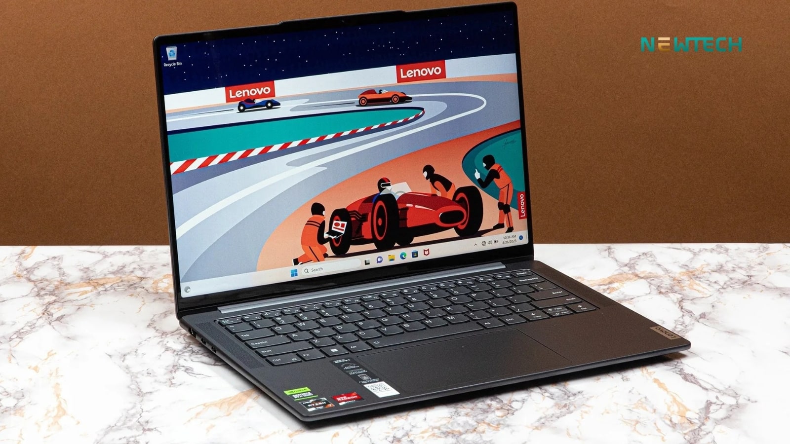 Lenovo Slim Pro 7 14ARP8 - 14.5" AMD Ryzen 7-7735HS/16GB/512/2.5K-Touch 18 Lenovo Yoga Slim 7 Pro với bàn phím và touchpad êm mượt