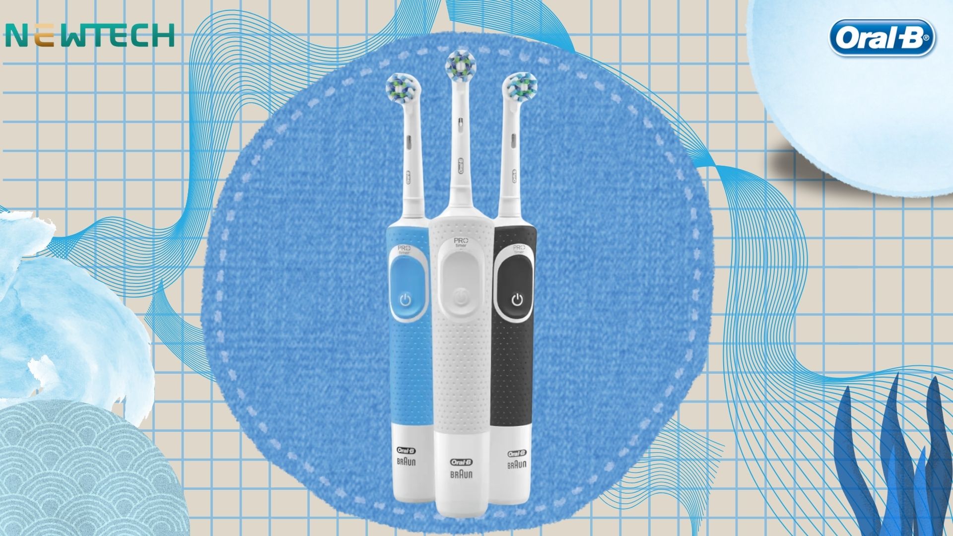Bàn Chải Điện Oral-B Pro 100 Chính Hãng