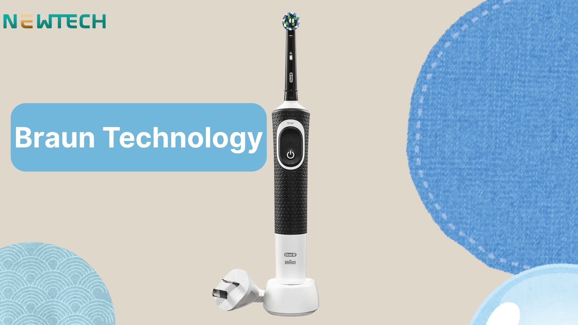Bàn Chải Điện Oral-B Pro 100 Chính Hãng