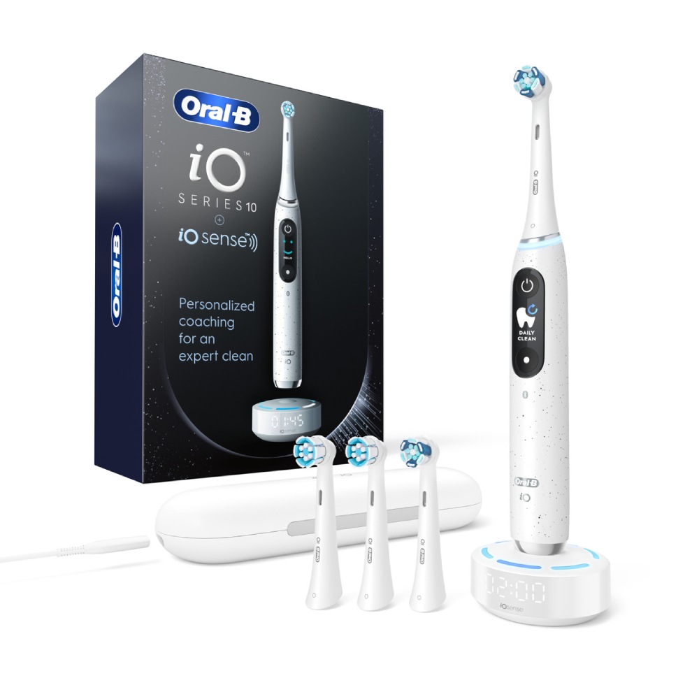 Bàn chải điện Oral-B iO Series 10 Chính Hãng 2 Thiết kế bàn chải điện IO Series 10 nhỏ gọn, dễ cầm nắm