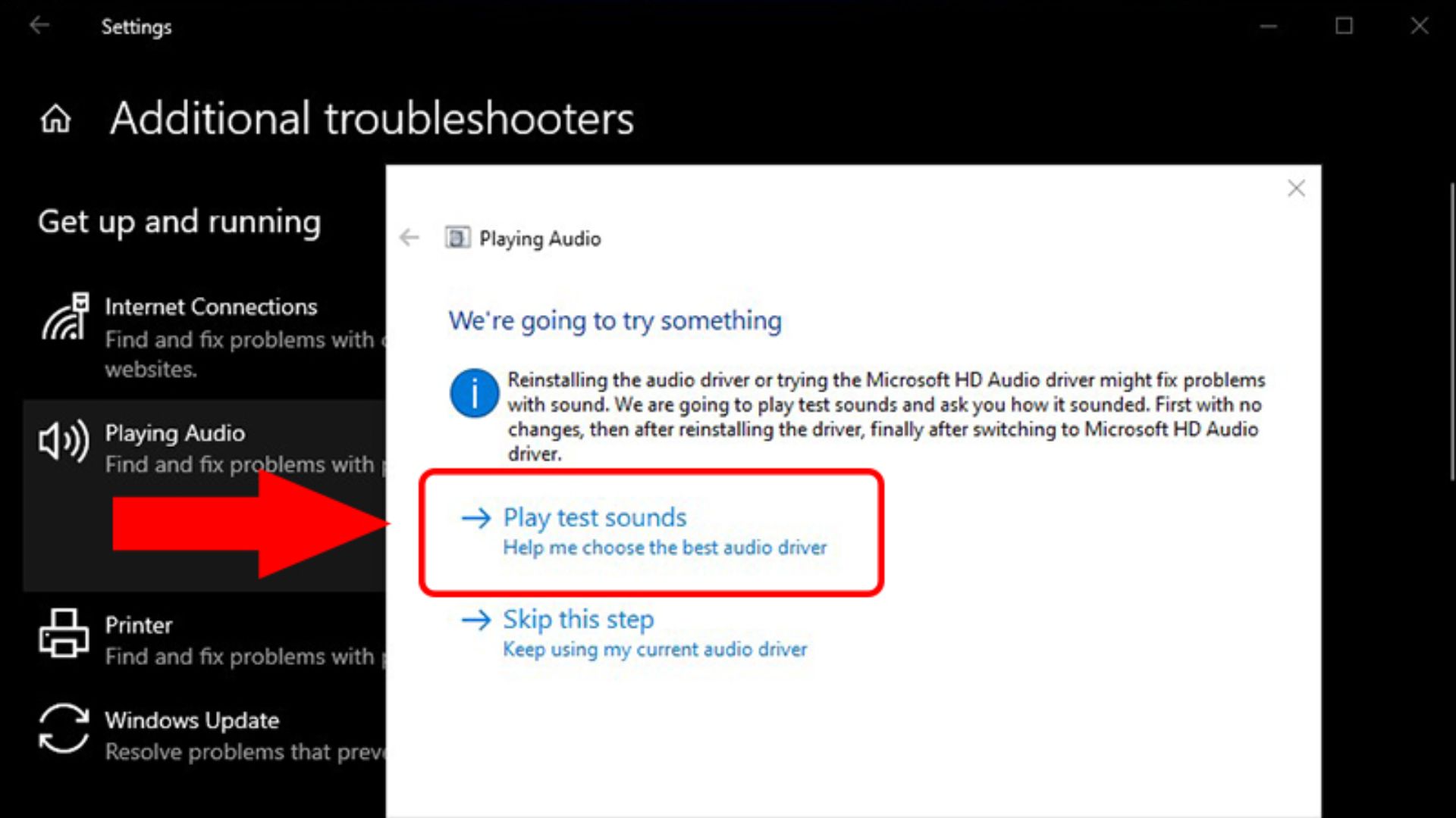7 Cách khôi phục tai nghe bluetooth không kết nối được với laptop dễ thực hiện 13 Play test sounds để khắc phục lỗi