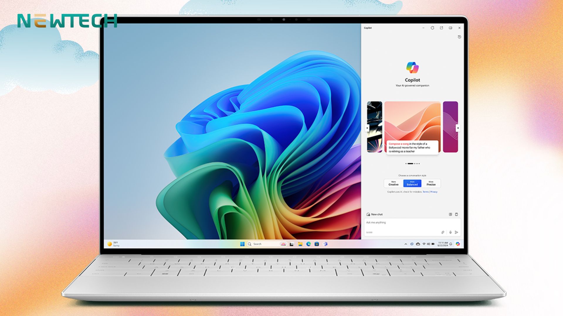Dell XPS 13 9350 - 13.4" Intel Core Ultra 7-258V/32GB/1TB 20 AI Copilot được tích hợp hỗ trợ quá trình sử dụng của người dùng