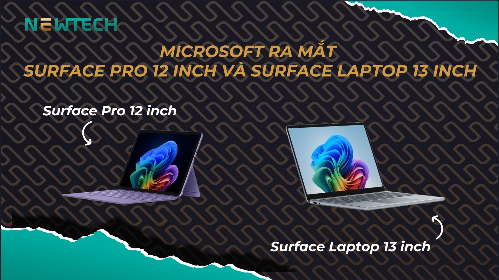 Microsoft ra mắt phiên bản Surface Pro 12 inch và Surface Laptop 13 inch