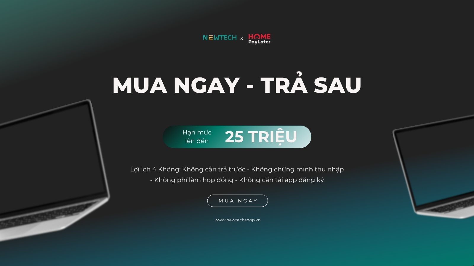 MUA HÀNG TRẢ SAU QUA HOME PAYLATER – LÃI SUẤT TỪ 0%