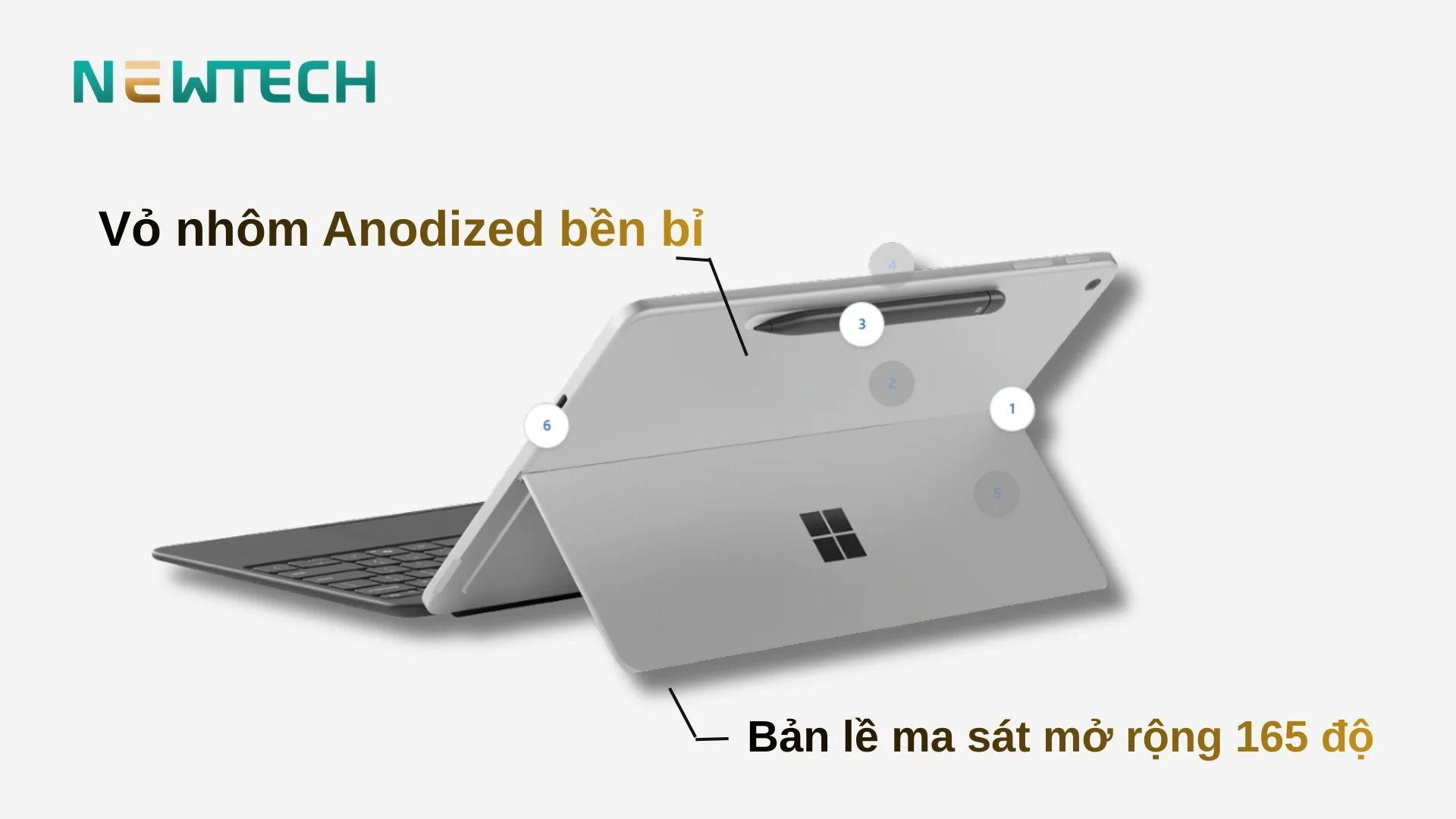 Thiết kế thanh lịch, gọn nhẹ