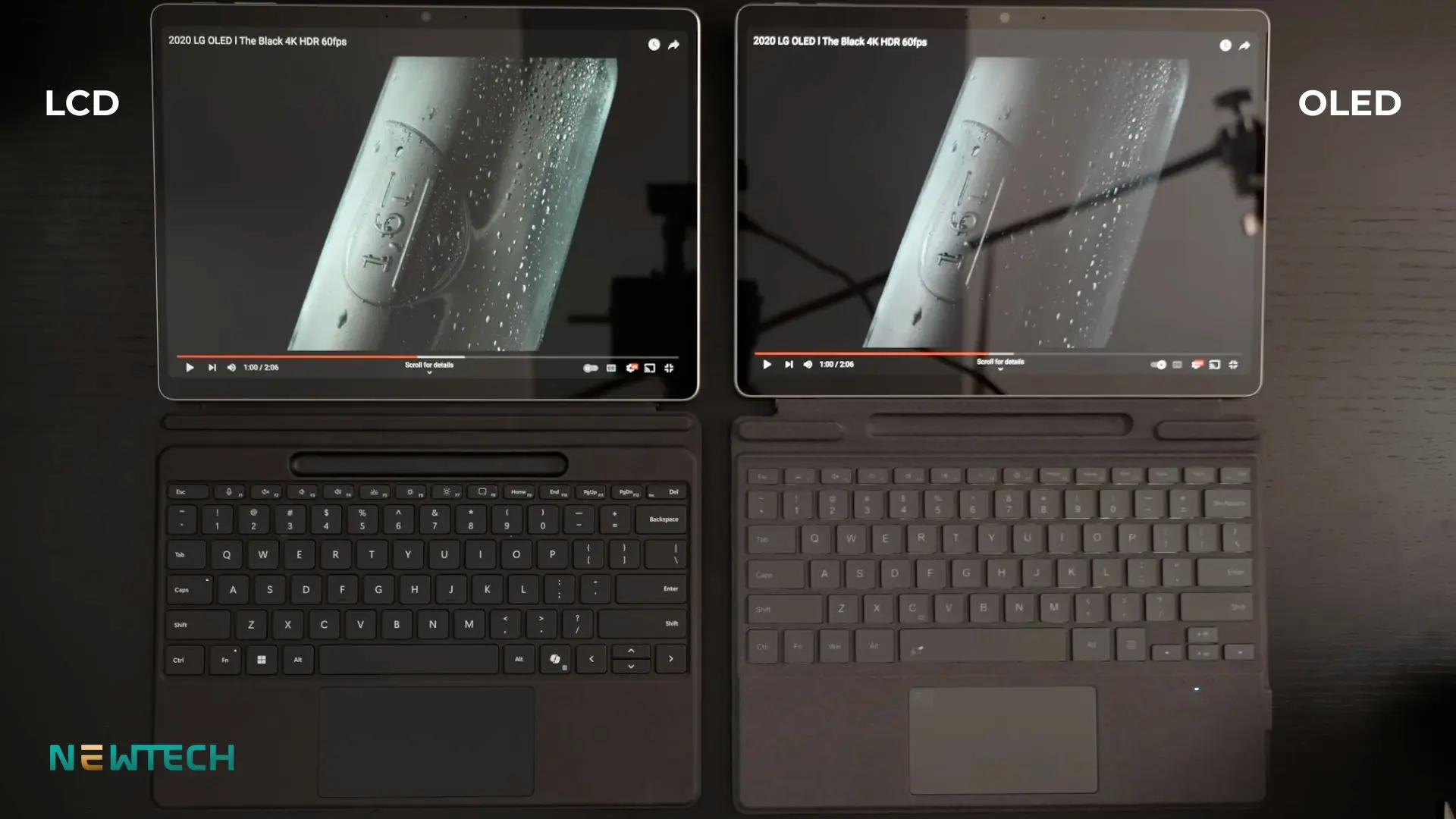 2 phiên bản màn hình LCD và OLED của Surface Pro 11