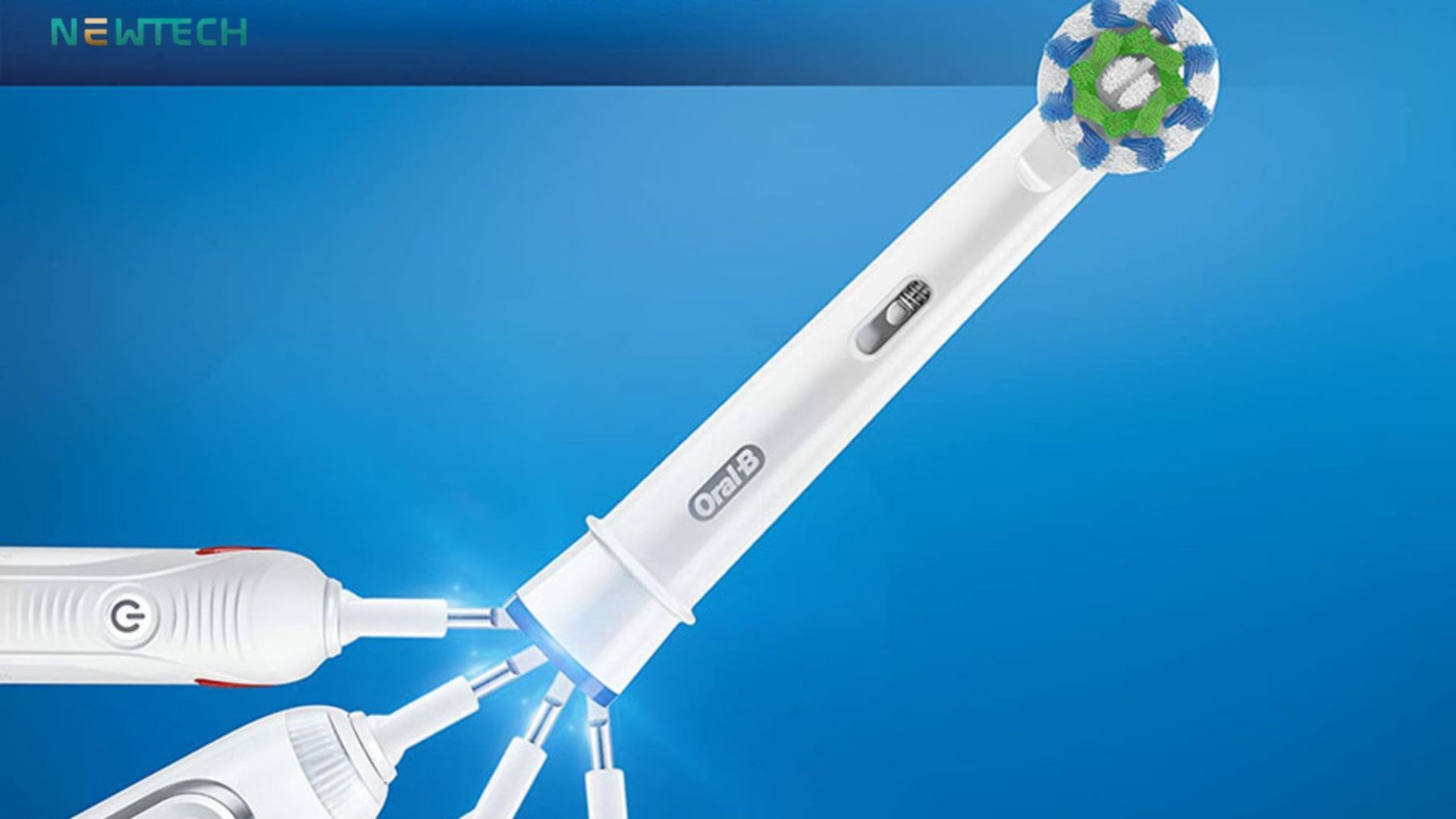 Sạch sâu toàn diện với đầu bàn chải Cross Action
