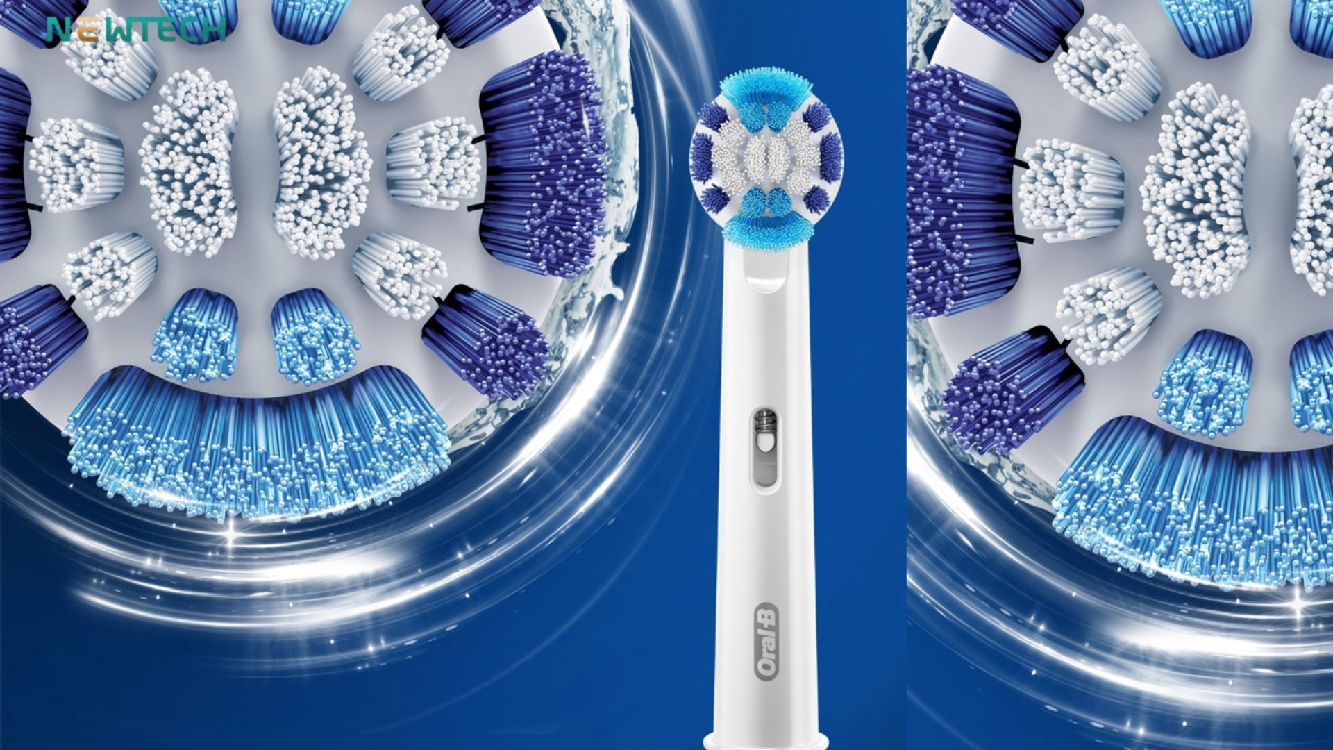 Đầu bàn chải Precision Clean giúp làm sạch sâu tối ưu với thiết kế đặc biệt