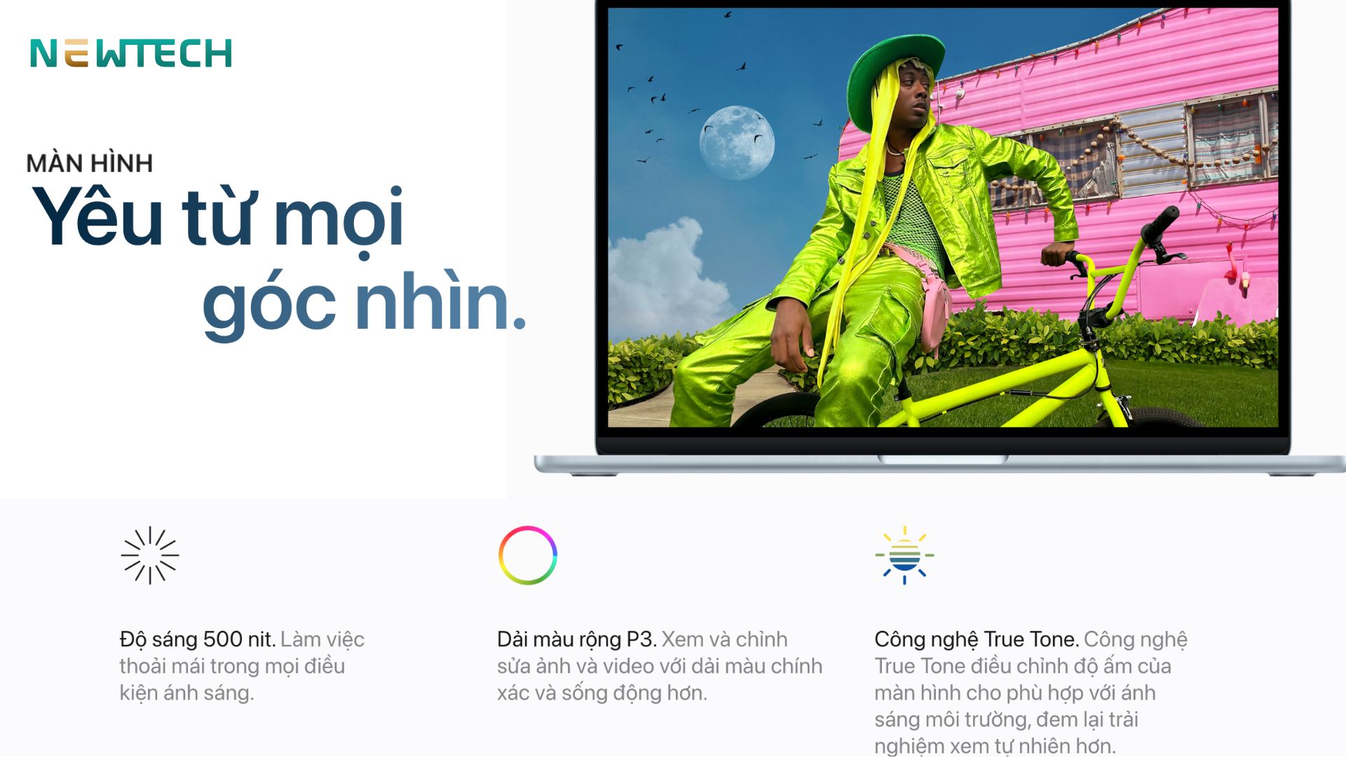Màn hình hiển thị sắc nét với nhiều công nghệ tích hợp