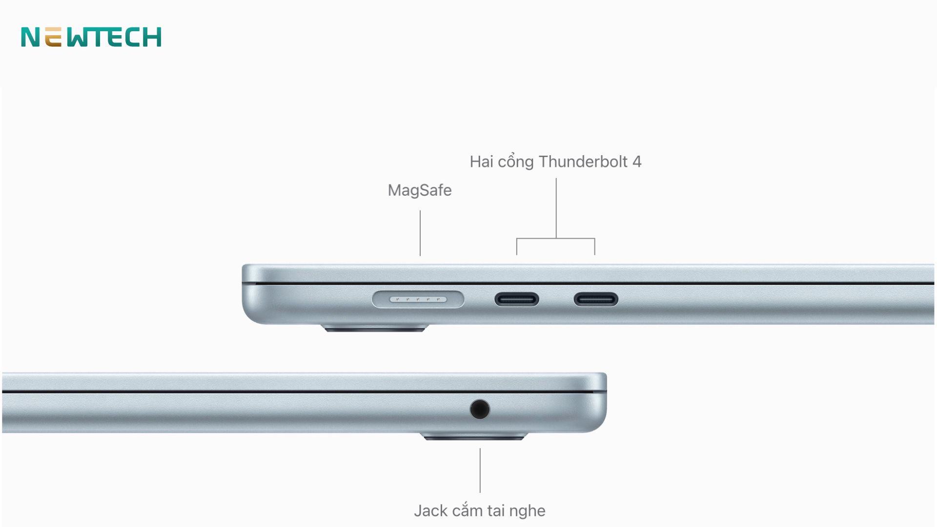 Hệ thống cổng kết nối với các dòng Macbook mới nhất
