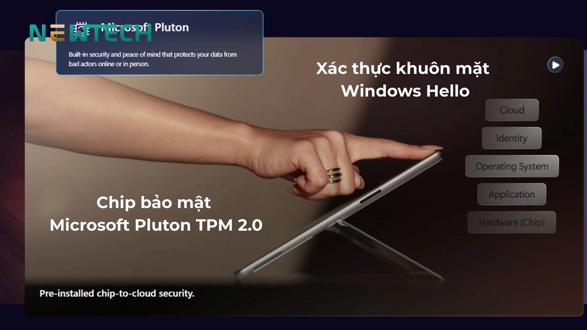 Surface Pro 11 - Snapdragon X Plus 16GB/512GB (Refurbished) 16 Bảo mật tuyệt đối cho người dùng