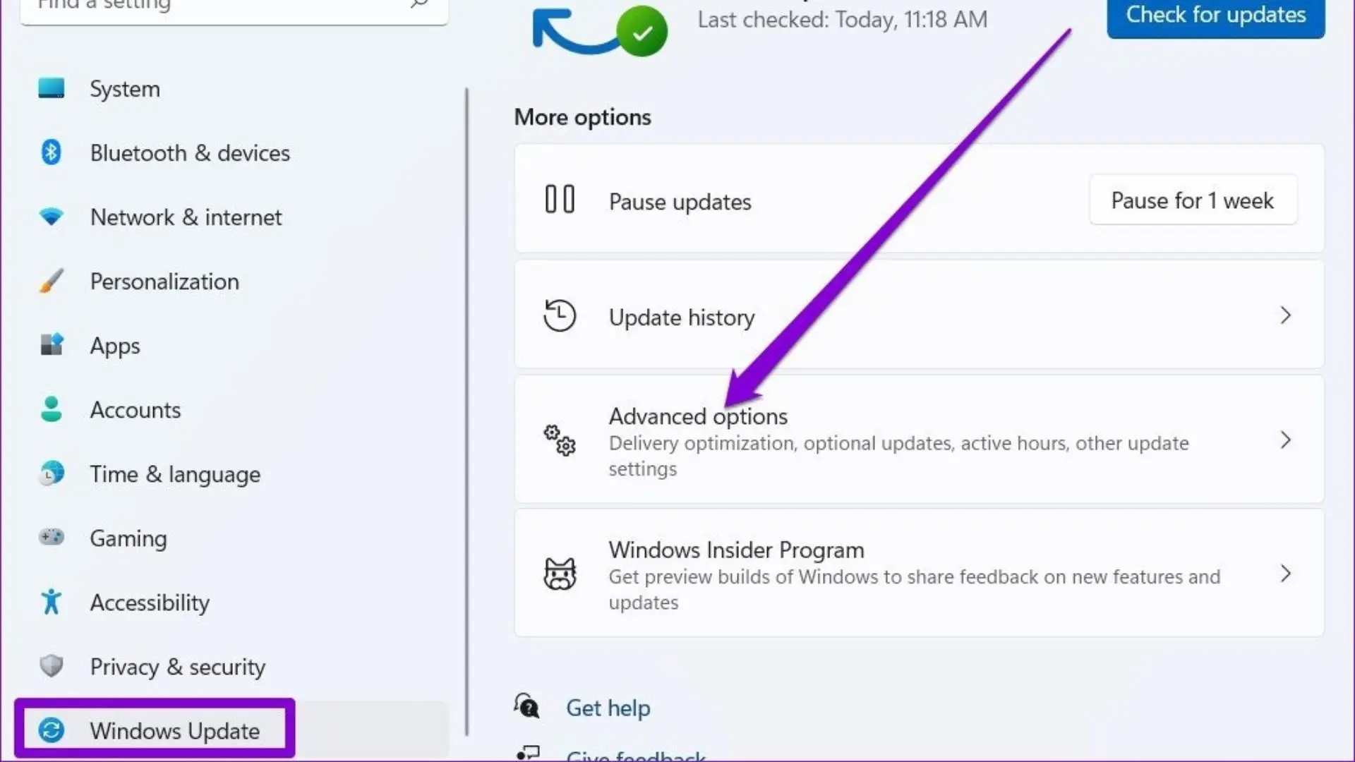 9 cách tăng tốc độ Wifi cho laptop Win 11 đơn giản! 7 Bước 1 khi thiết lập băng thông thấp hơn cho Windows Update