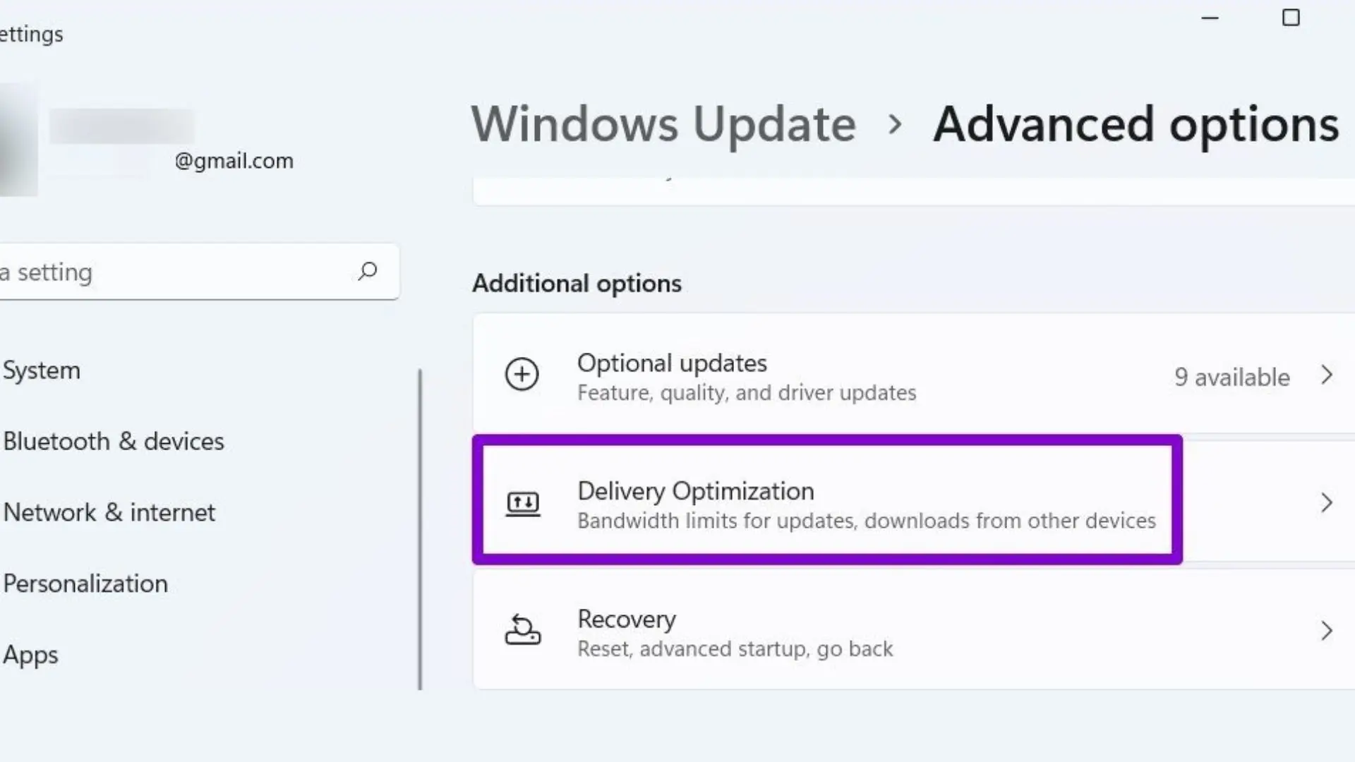 9 cách tăng tốc độ Wifi cho laptop Win 11 đơn giản! 8 Bước 2 khi thiết lập băng thông thấp hơn cho Windows Update