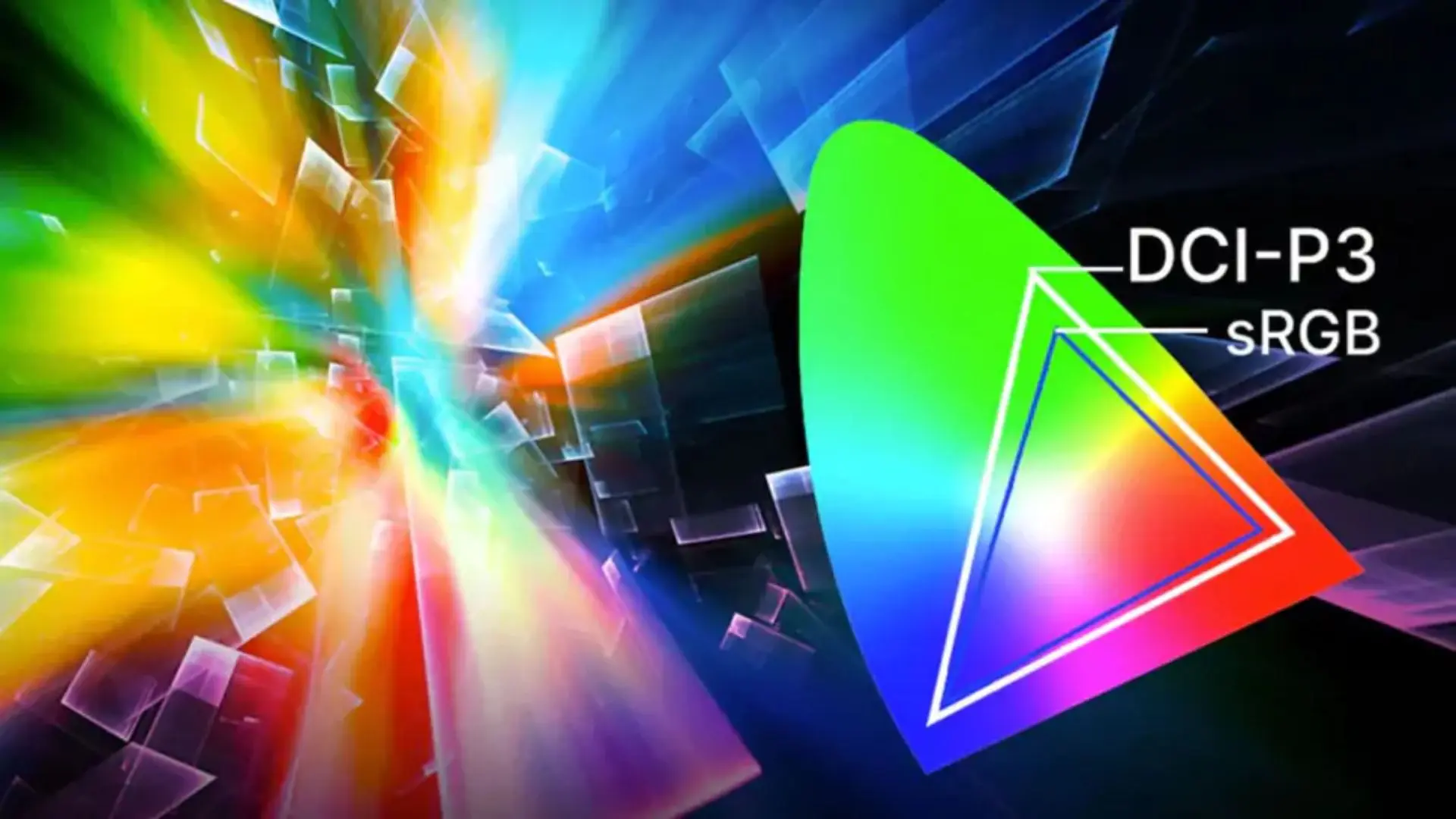 DCI-P3 và sRGB đều là các tiêu chuẩn đại diện cho không gian màu