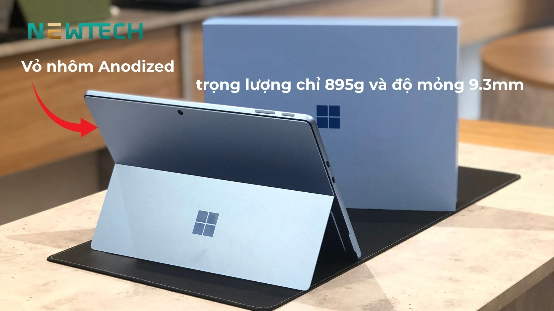 Surface Pro 11 - Snapdragon X Plus 16GB/256GB (Refurbished) 10 Thiết kế tối giản và tiện lợi