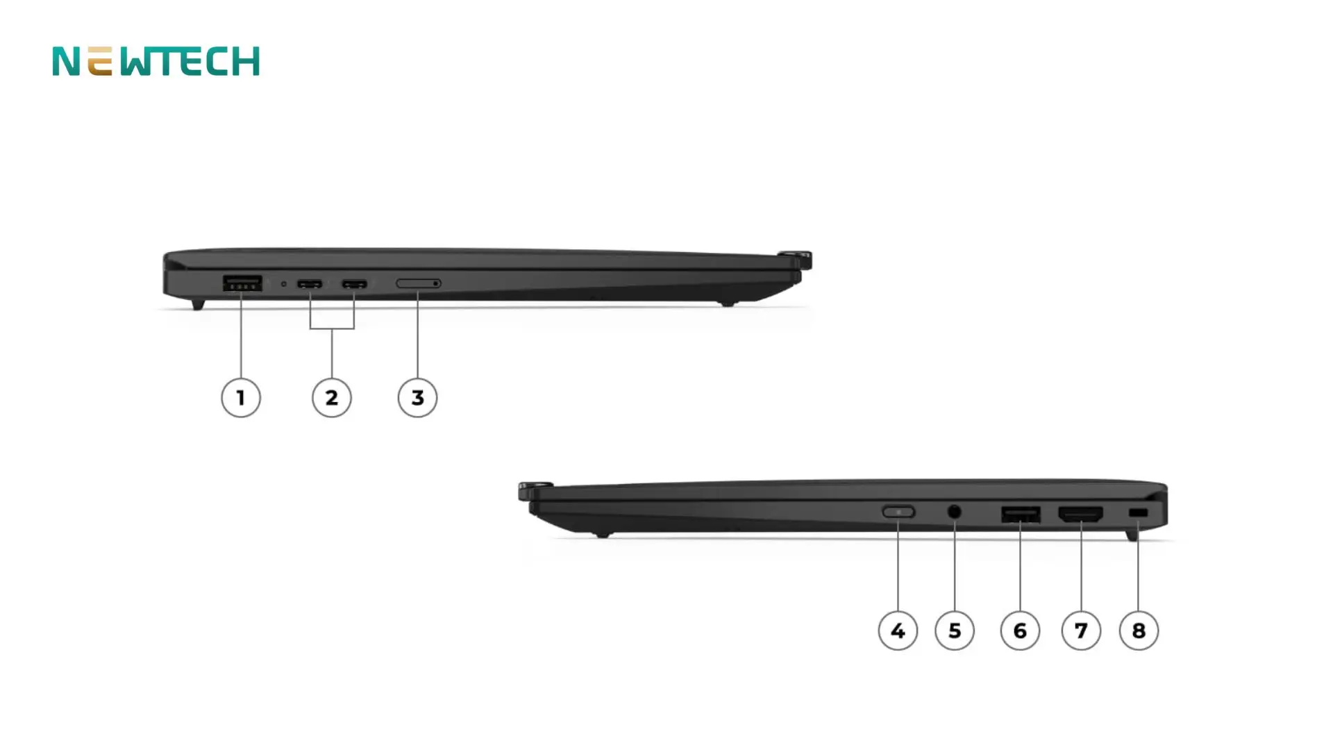 Lenovo ThinkPad X1 Carbon Gen 12 - 14" Intel Core Ultra 5/16GB/256GB/WUXGA 24 ThinkPad X1 Carbon Gen 12 Intel Ultra 5 16GB 256GB với đầy đủ cổng kết nối