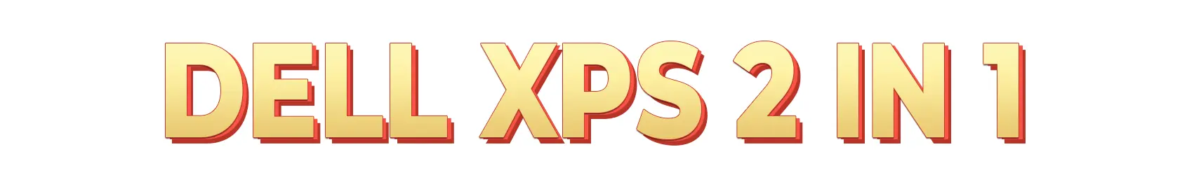BANNER DELL XPS 2 IN 1