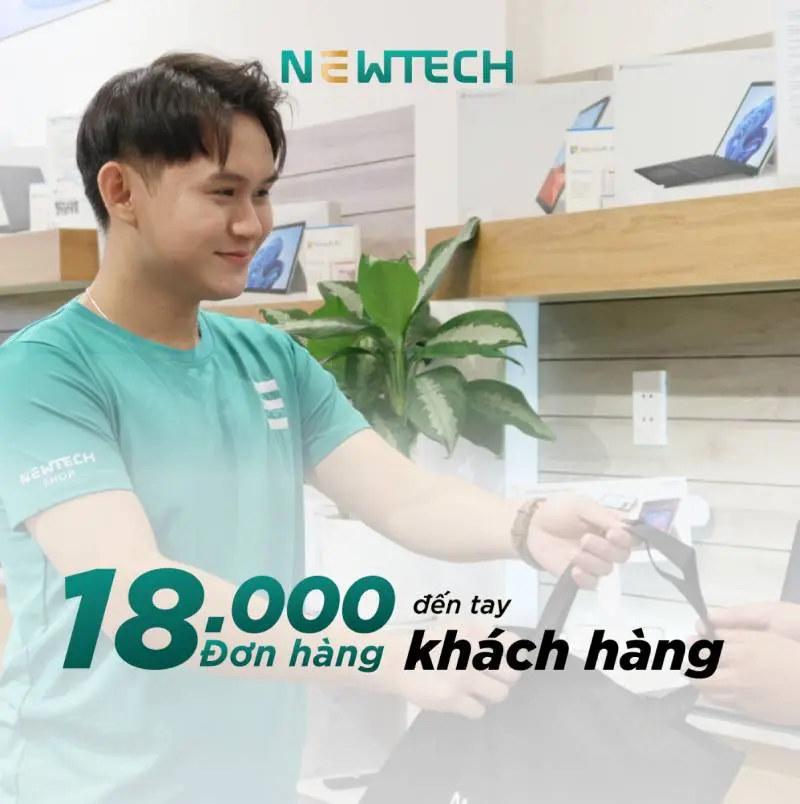 Newtech da xu li hon 18k don hang