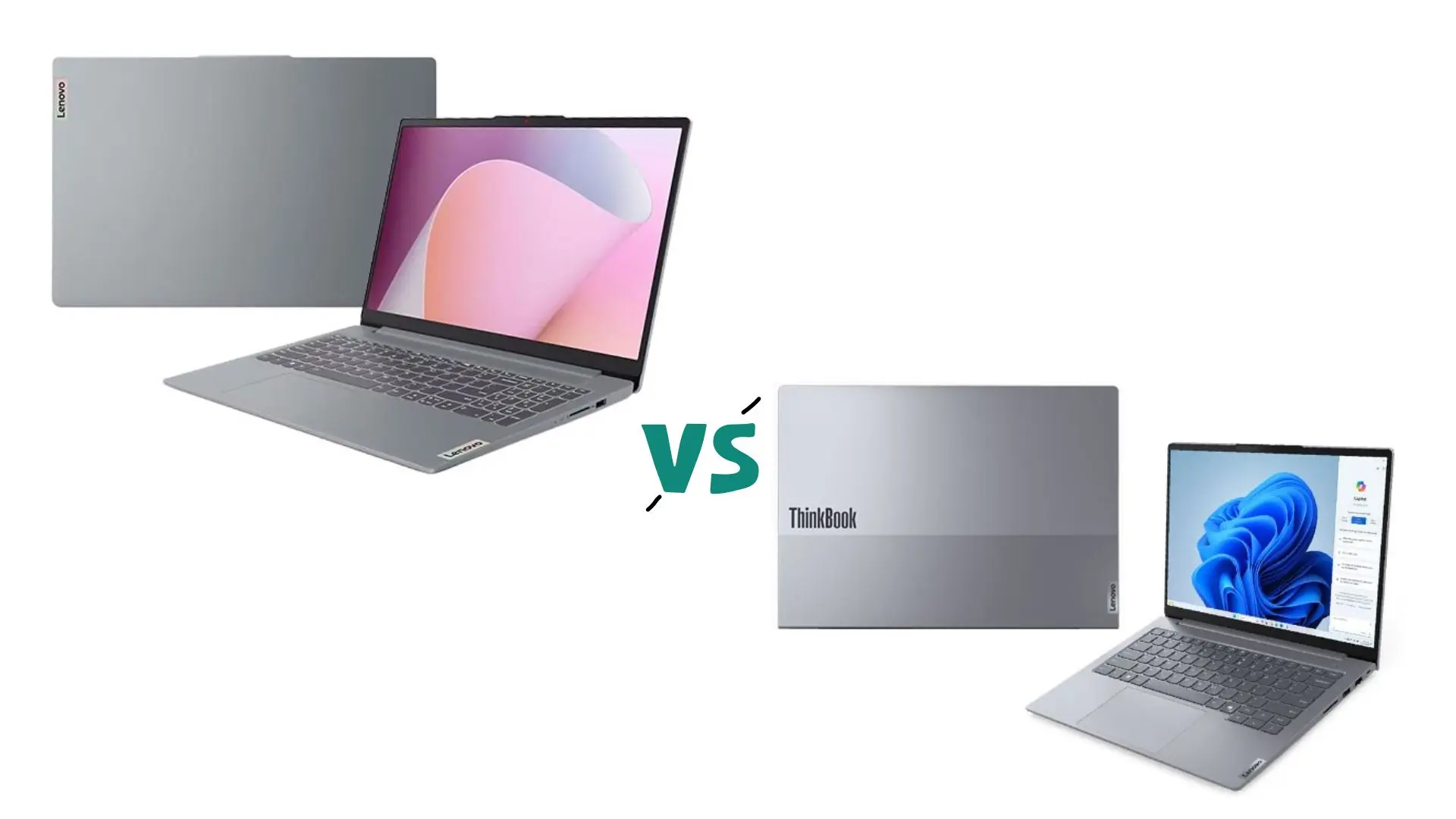 So sánh Lenovo IdeaPad và ThinkBook để thấy thiết kế đơn giản, sang trọng
