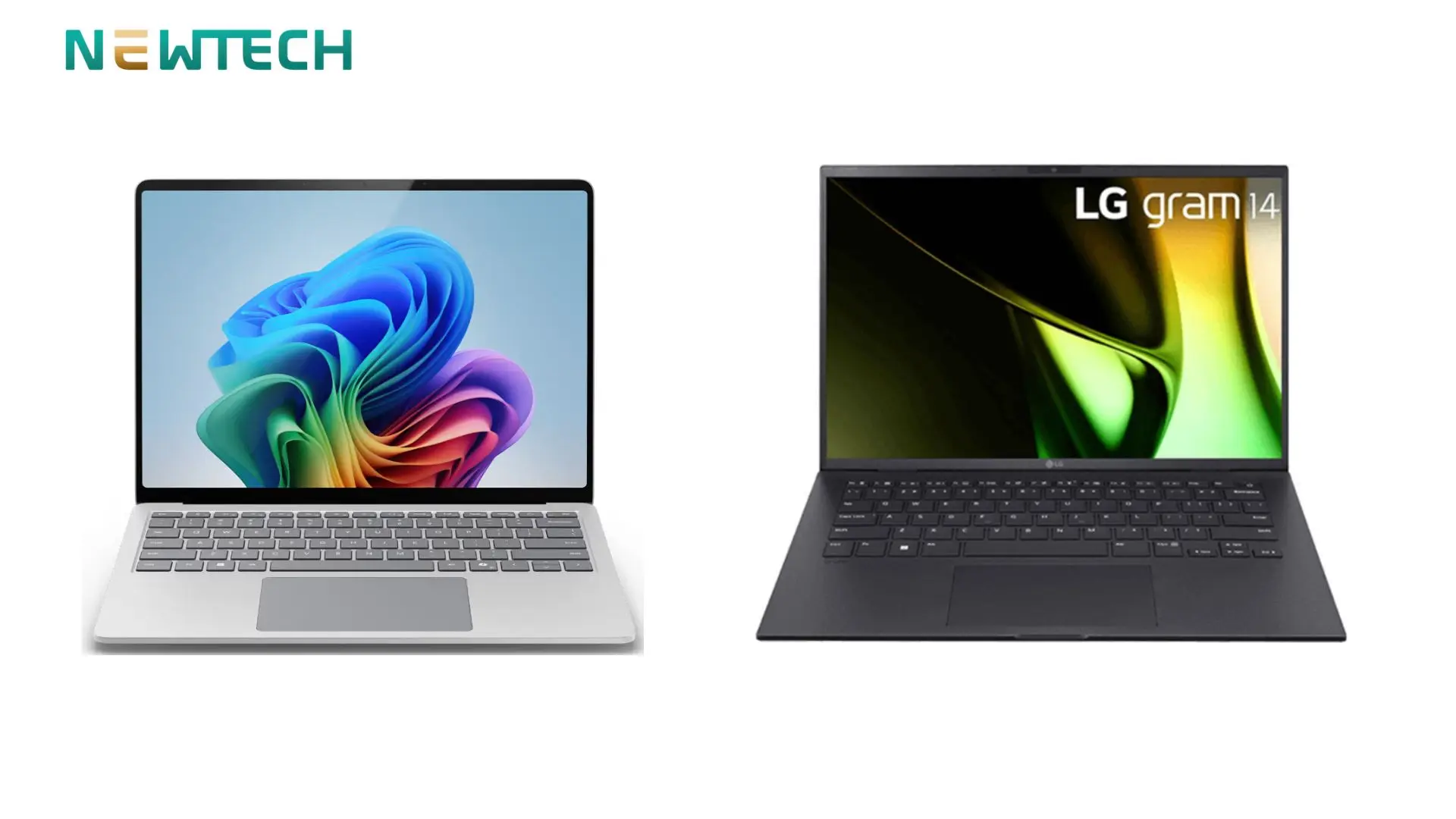 Surface Laptop 7 với LG Gram Basic 2024 sở hữu màn hình sắc nét và hiển thị sống động