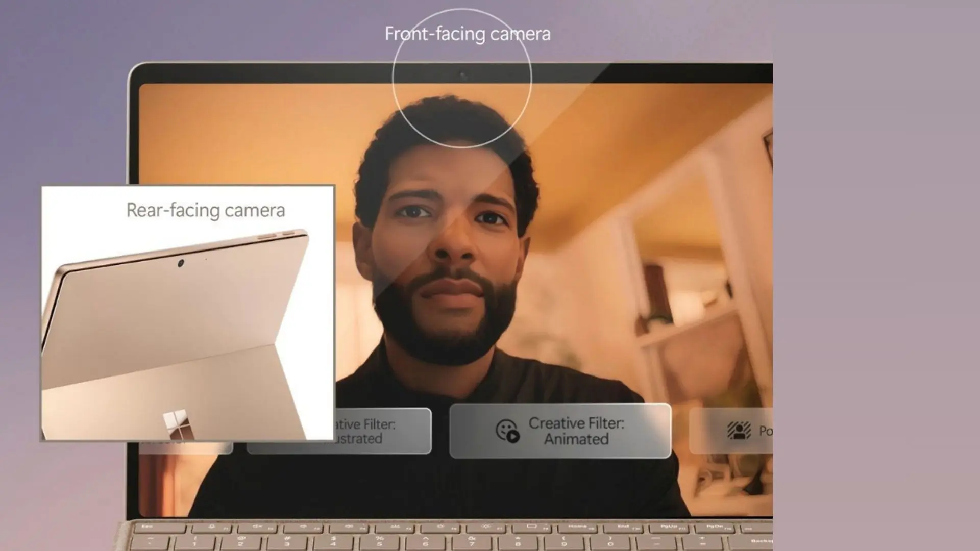 So sánh Surface Pro 11 và Surface Laptop 7: Siêu phẩm ra mắt 2024, nên chọn máy nào? 6 Surface Pro 11 có camera rõ nét và Surface Laptop cũng không kém cạnh