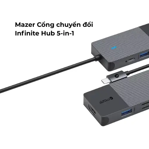 Mazer Cổng chuyển đổi Infinite Hub 5-in-1 Chính Hãng
