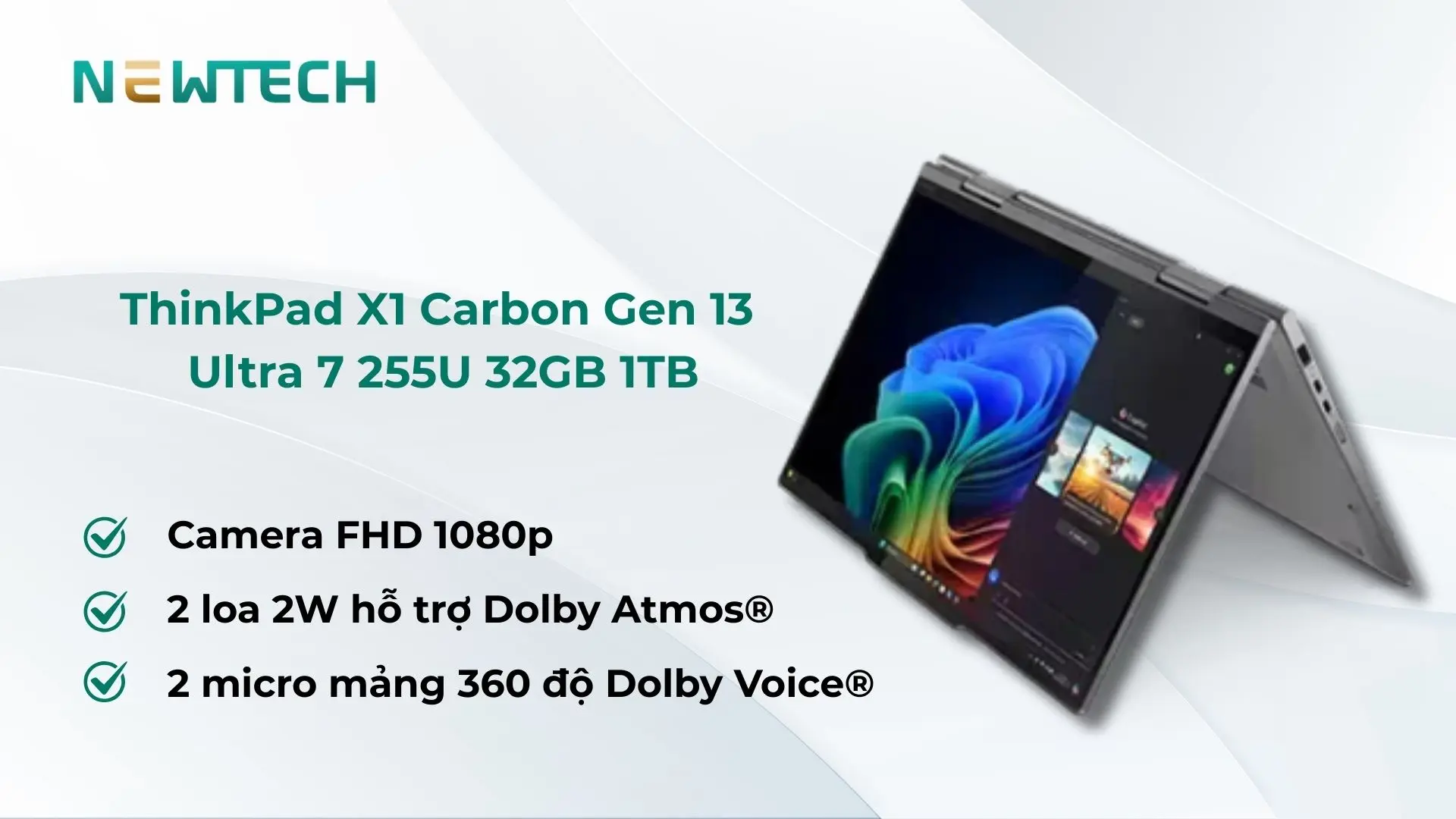 Âm thanh đạt chuẩn Dolby Voice® và camera FHD