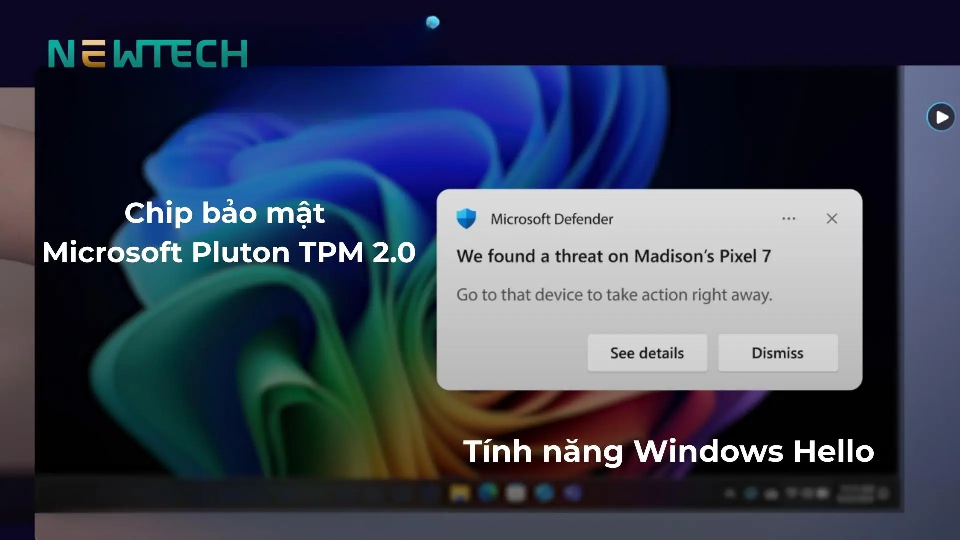 Surface Pro 11 - Snapdragon X Elite 16GB/512GB (Refurbished) 19 Khả năng bảo mật cao