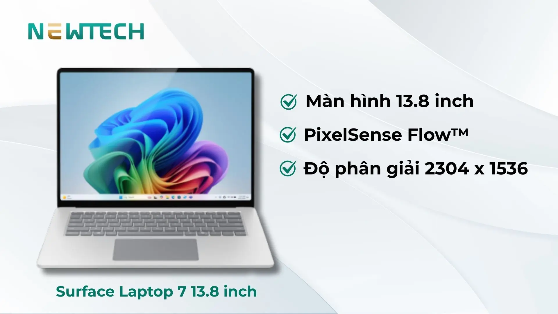 Màn hình 13.8 inch hiển thị rộng rãi
