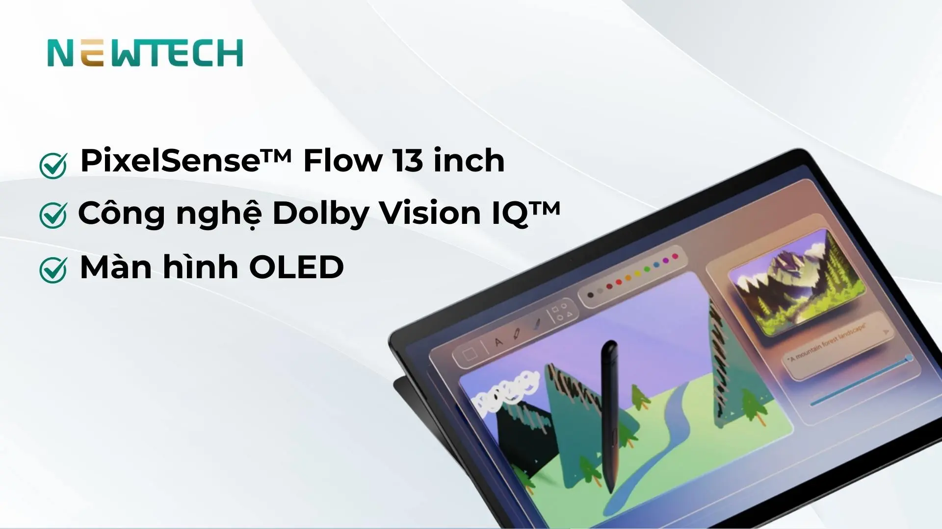 Surface Pro 11 - Snapdragon X Elite 32GB/1TB (Refurbished) 7 Màn hình OLED hiển thị rộng rãi, sắc nét