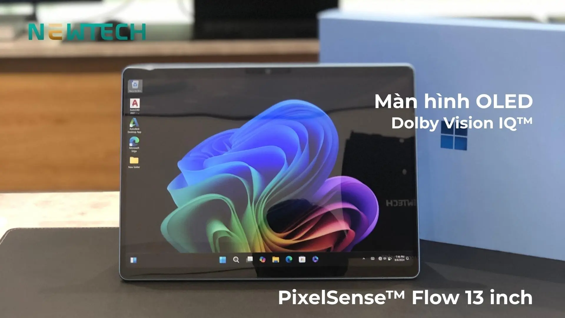 Surface Pro 11 - Snapdragon X Elite 16GB/512GB (Refurbished) 15 Màn hình OLED sống động chuẩn điện ảnh