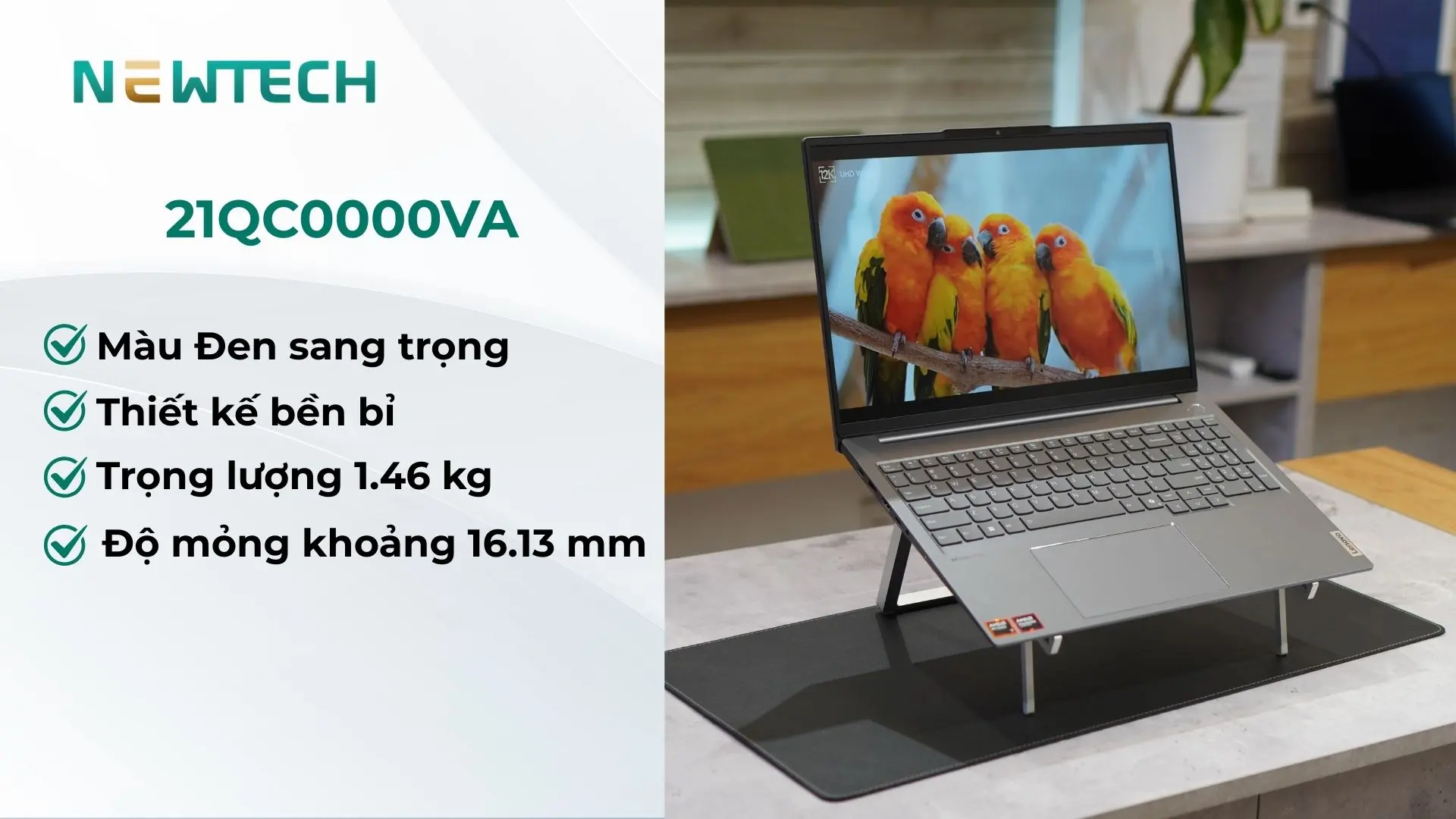 Thiết kế ấn tượng của ThinkPad T14 Gen 6 Ultra 5 225H 24GB 512GB