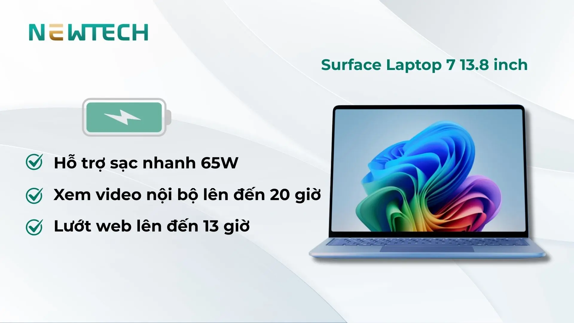 Thời lượng pin lâu, sử dụng cả ngày dài