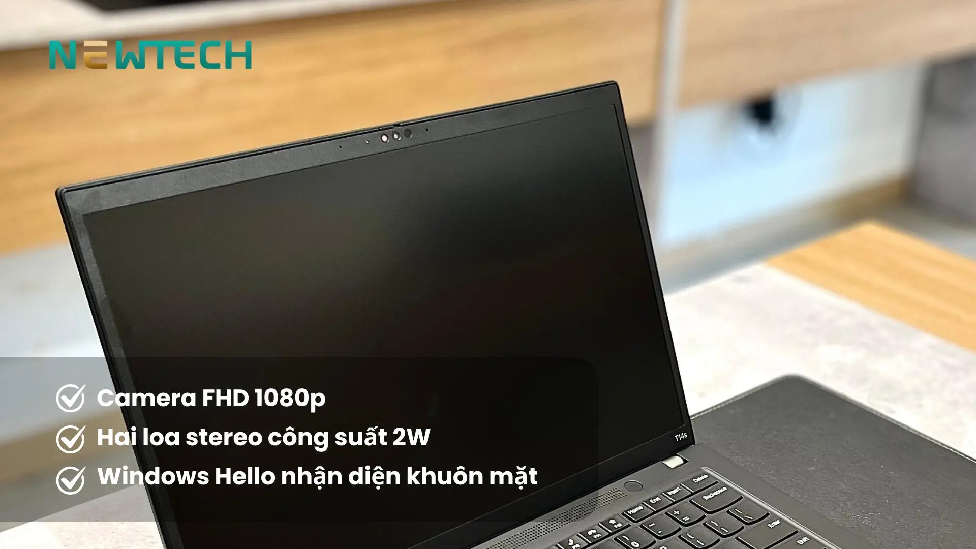 Lenovo ThinkPad T14 Gen 6 Ultra 5 225H 32GB 1TB 14" WUXGA Win11 (21QC000BVN) 22 Âm thanh và camera 21QC000BVN