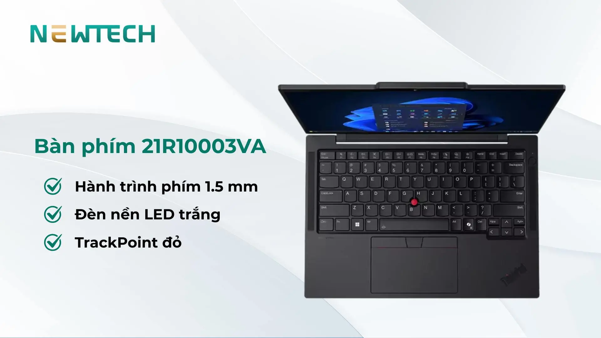 Bàn phím đèn nền gõ êm ái