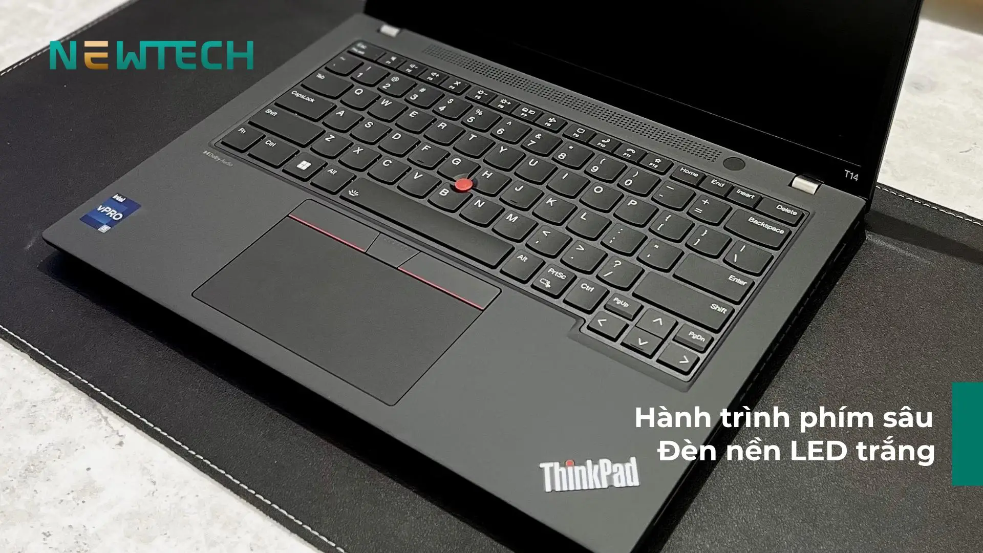 Lenovo ThinkPad T14 Gen 6 Ultra 7 255H 32GB 1TB 14" WUXGA Win11 (21QC000JVN) 25 Bàn phím độ nảy tốt