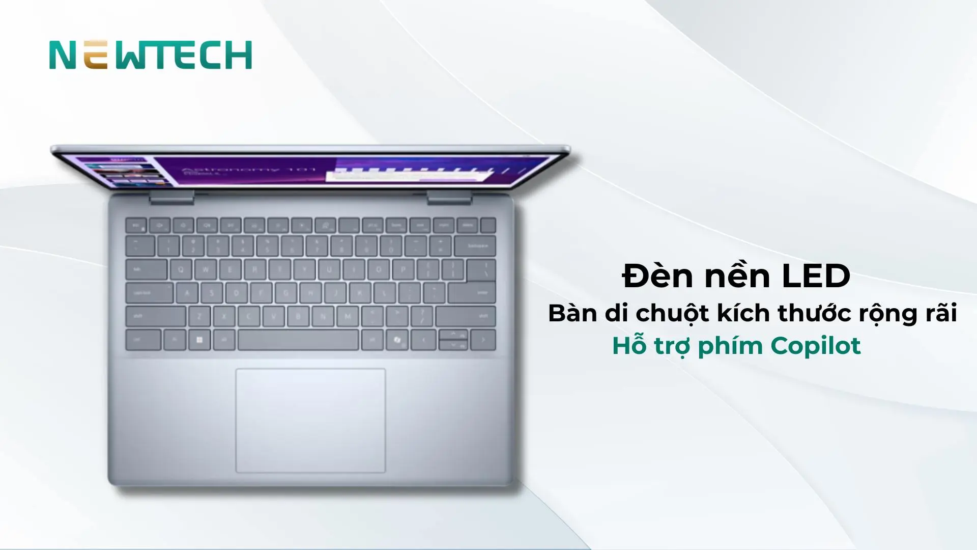 Dell 14 Plus 2 in 1 Ultra 9 288V 32GB 1TB 14" FHD+ Touch New 19 Bàn phím phản hồi tốt, gõ chính xác