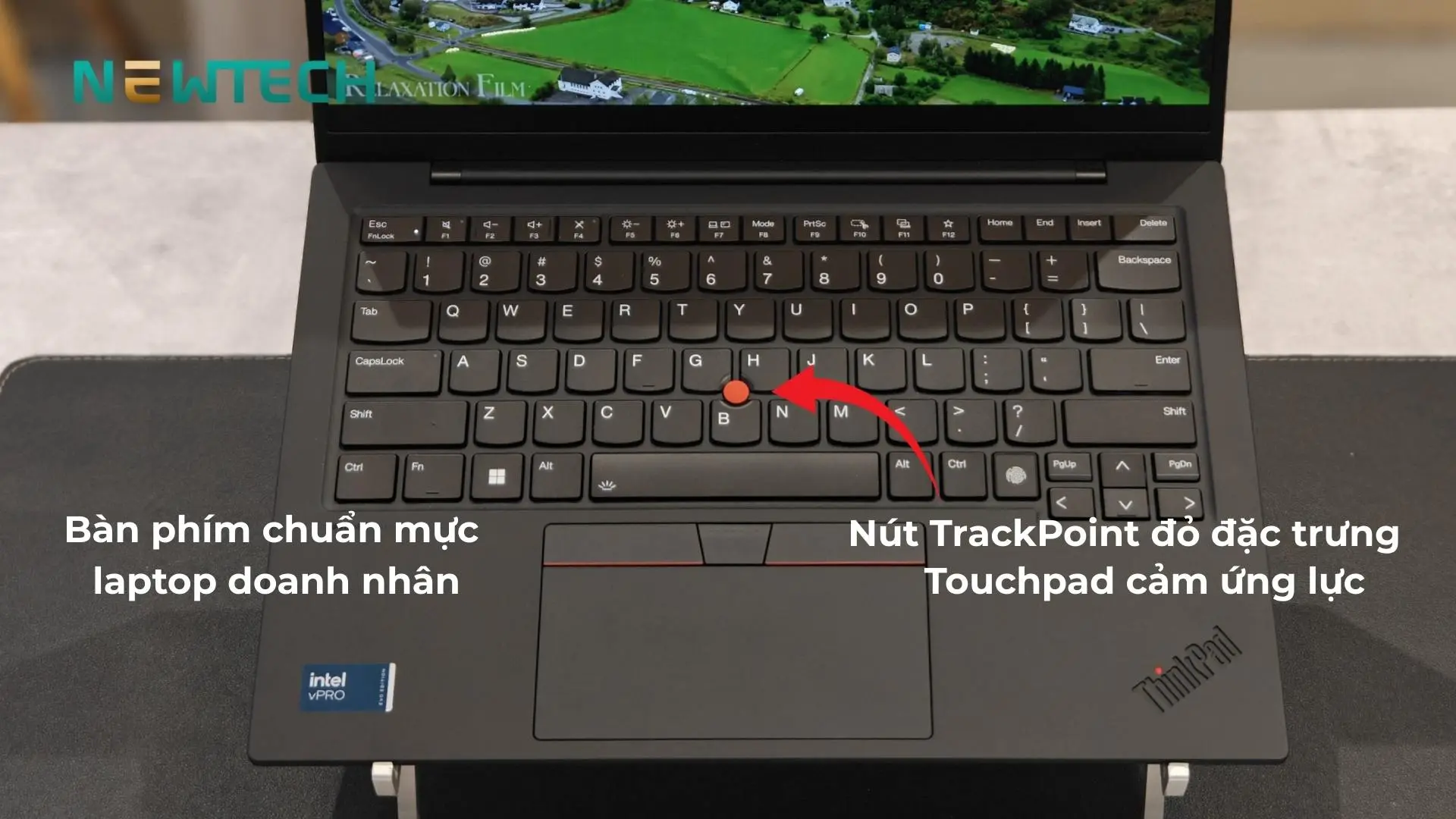Lenovo ThinkPad X1 Carbon Gen 13 14 inch Aura Edition Ultra 7 265U/32GB/512GB WUXGA NoOS (21NYS2B000) 15 Bàn phím ThinkPad gõ êm chính xác