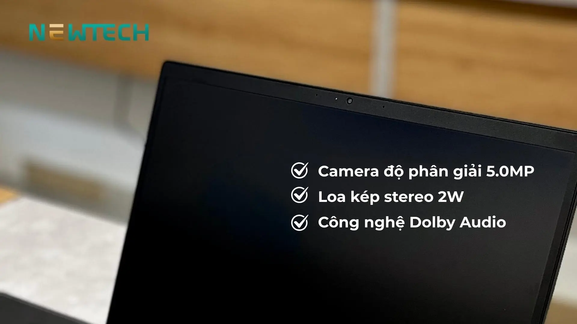 Camera 5.0MP và loa kép hội họp chuyên nghiệp