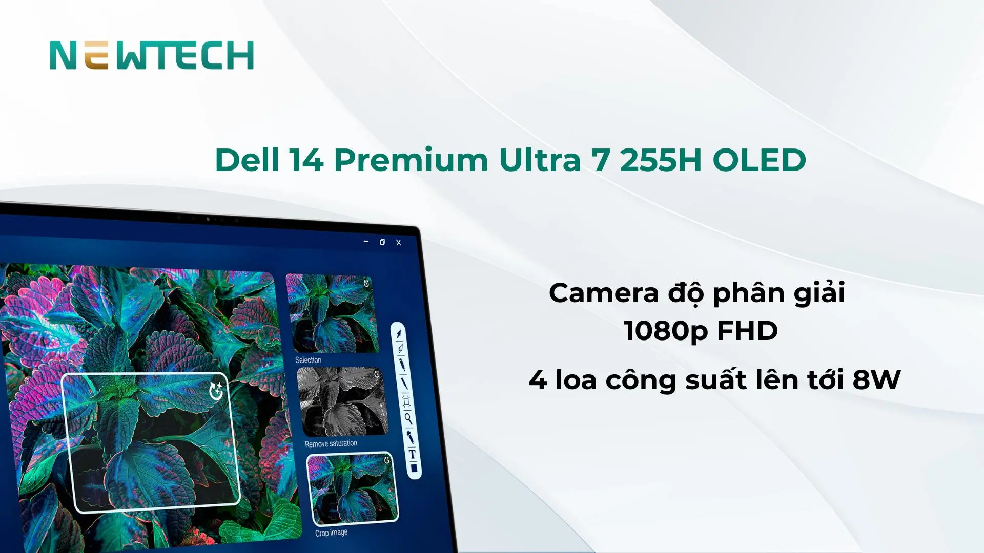 Camera FHD AI, âm thanh cao cấp
