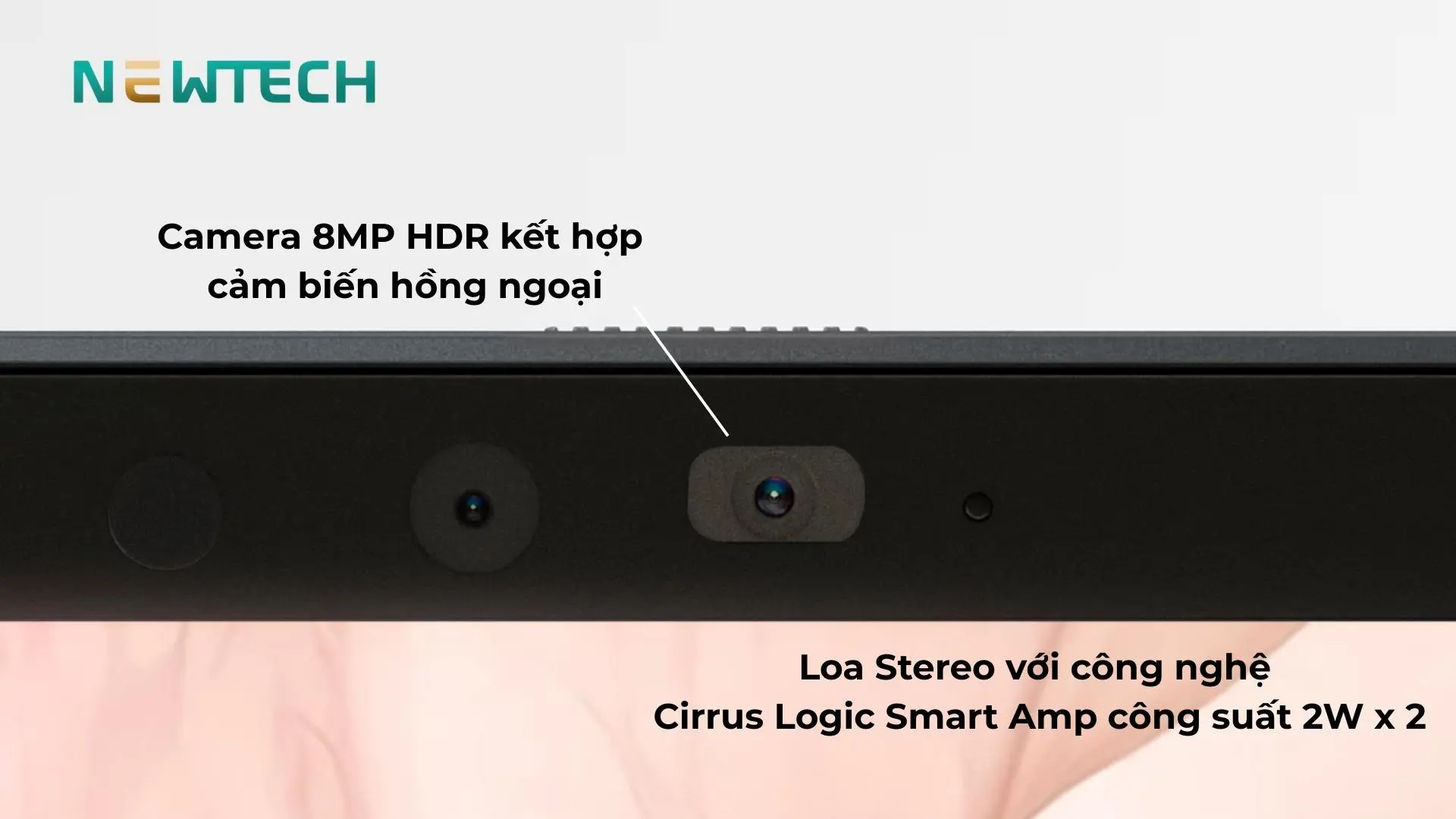 Camera FHD, micro lọc ồn thông minh