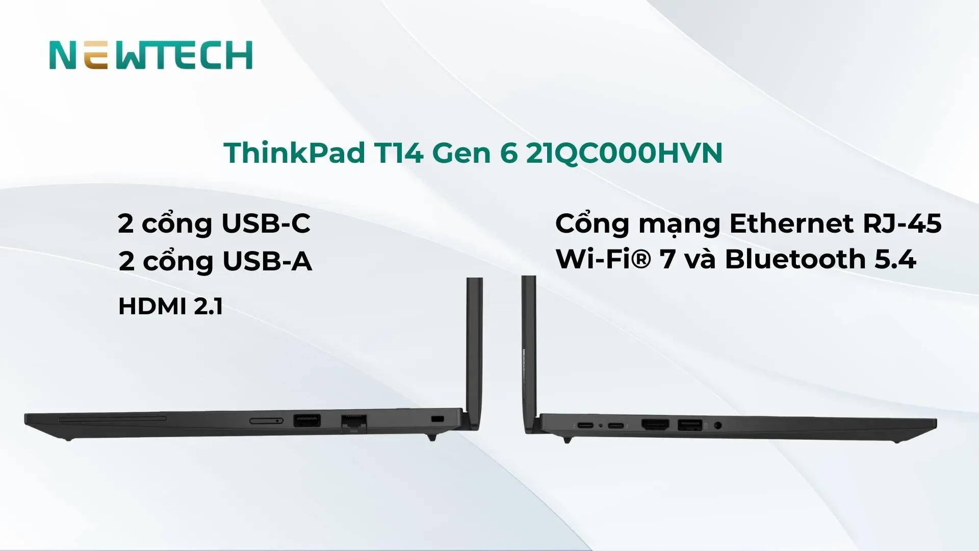 Cổng kết nối đầy đủ: USB-C, Thunderbolt, HDMI