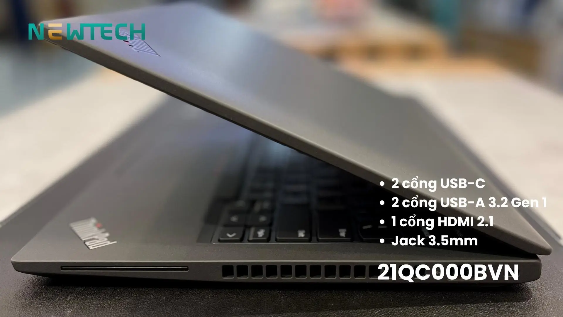 Lenovo ThinkPad T14 Gen 6 Ultra 5 225H 32GB 1TB 14" WUXGA Win11 (21QC000BVN) 23 Cổng kết nối đầy đủ