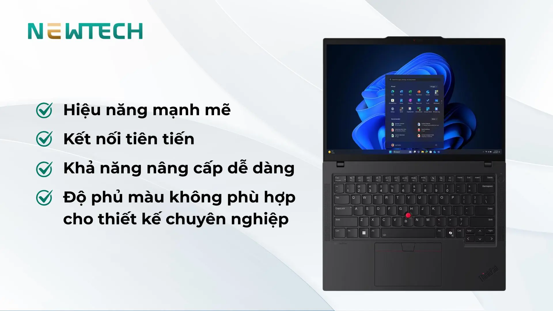Lenovo ThinkPad T14 Gen 6 Ultra 7 255H 32GB 1TB 14" WUXGA Win11 (21QC000JVN) 26 Đánh giá laptop 21QC000JVN