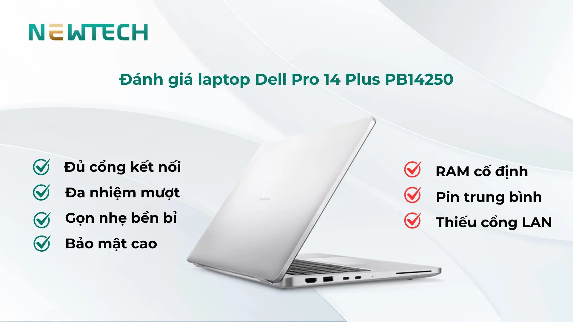 Đánh giá laptop Dell Pro 14 Plus PB14250