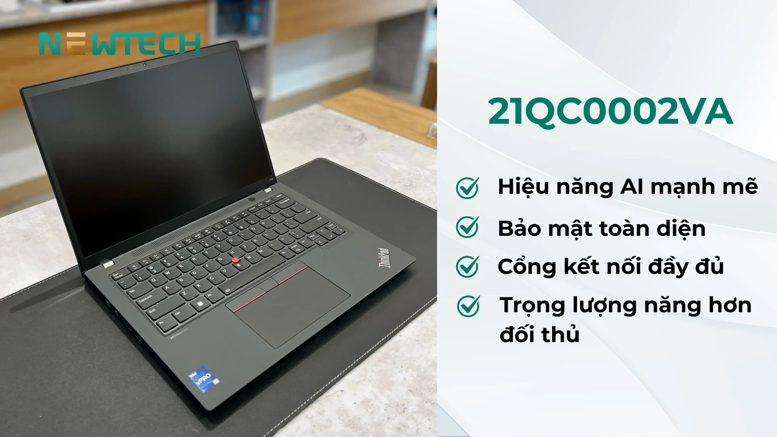 Đánh giá laptop ThinkPad T14 Gen 6 21QC0002VA